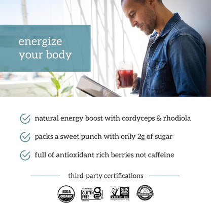 Organifi Sunrise to Sunset Power Box (9.5 Oz. Each) - Organic Superfood Powder - Green Juice, Red Juice, Golden Milk- 30-Day Supply - Vegan