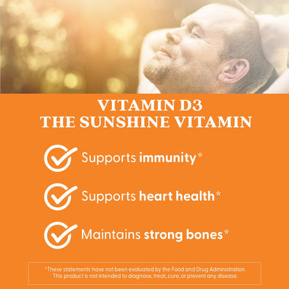 Doctor's Best Vitamin D3 2000 IU Softgels for Men & Women - Vitamin D Supplement for Immune System & Heart Health Support, 50 mcg per Serving, Vit D 3, Non GMO, Gluten Free, Soy Free - 180 Softgels