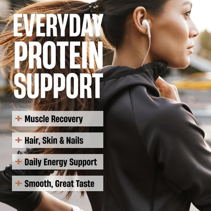Whole Food Protein Powder - 25g Protein per Scoop, Lactose Free Protein with Beef Isolate, Collagen, Pea, Brown Rice, Chicken & Egg Protein, 0G Sugar, Keto Friendly, Chocolate Ice Cream 63 Serv