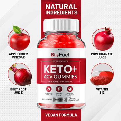 (3 Pack) Bio Fuel Keto ACV Gummies - Advanced Formula BioFuel Keto Plus ACV Gummies Apple Cider Vinegar Bio Fuel ACV, Weight Management Gummies Dietary Supplement Reviews Men Women (180 Gummies) Indelo buy supplements Au