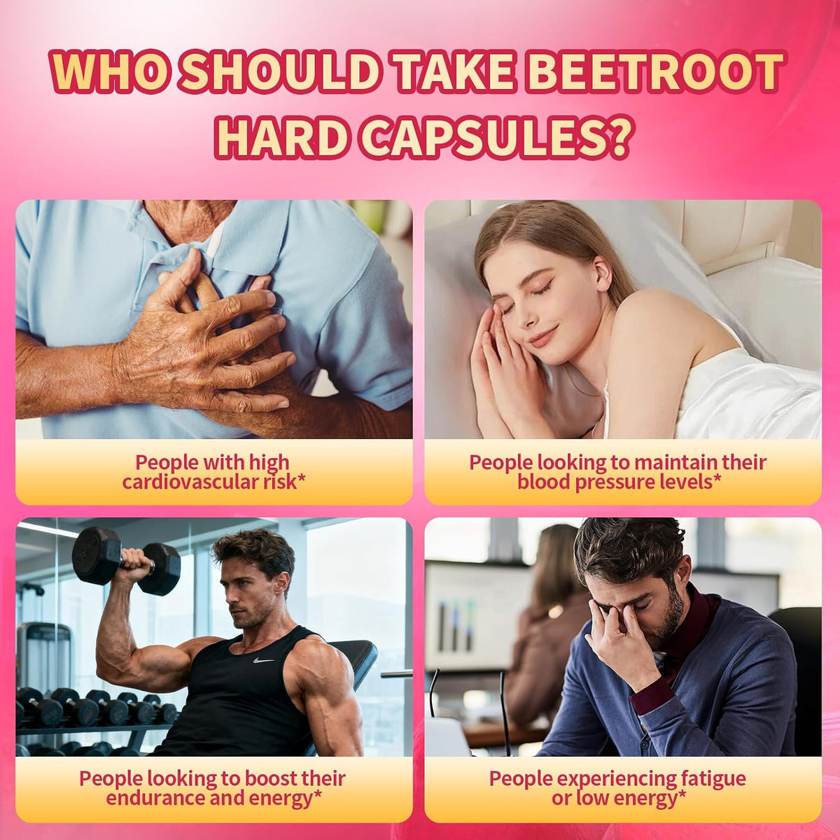 VivoNu Beetroot Capsules | Beet Root Supplement* 2,000 mg of Beet Root Powder, Enriched with CoQ10 and Grape Seed Extract，Healthy sBlood Pressure Levels and sCardiovascular* Wellness