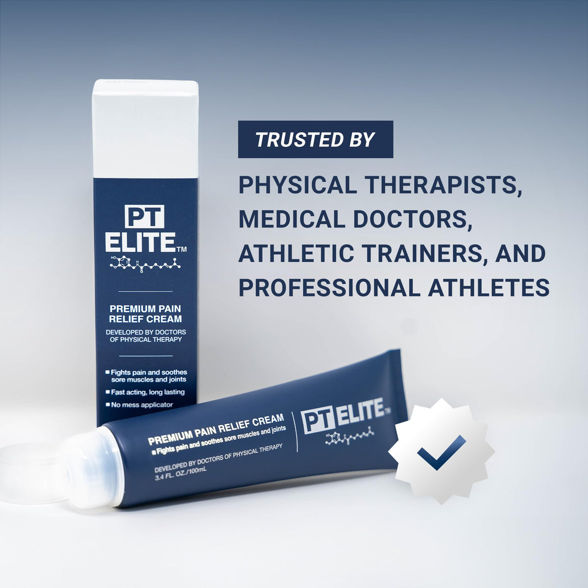 PT Elite Premium Pain Relief Cream, with Capsaicin, Menthol & Arnica, Arthritis, Knee, & Back Pain Relief, Soothes Sore Muscles & Joints, Reduces Stiffness, Non-Greasy, Topical Analgesic, 3.4 oz PT EliteBuy Supplements Australia