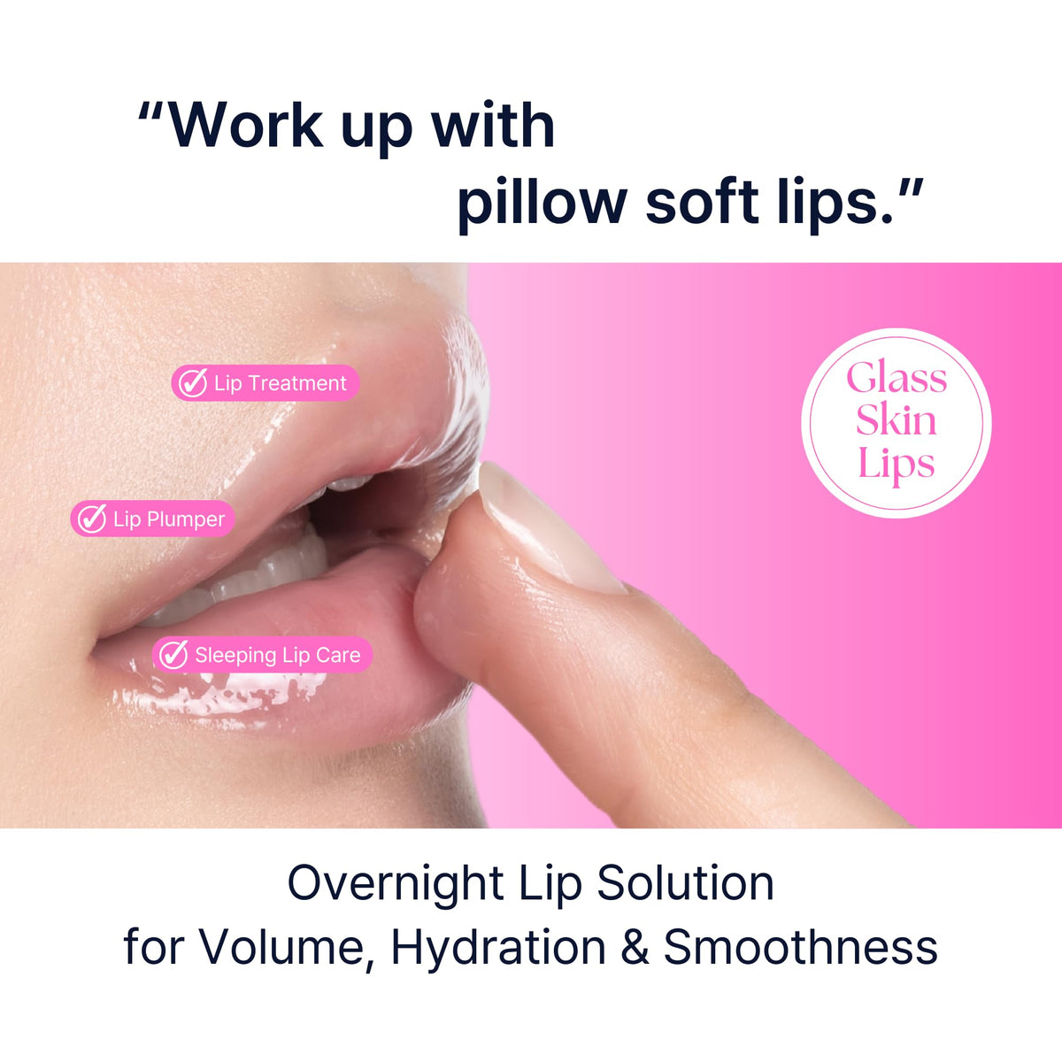 Perfect Sleep Lip Collagen 0.50fl.oz, Intensive Collagen Lip Sleeping Mask Infused with Peptides, Rice Protein & Willow Bark Extract
