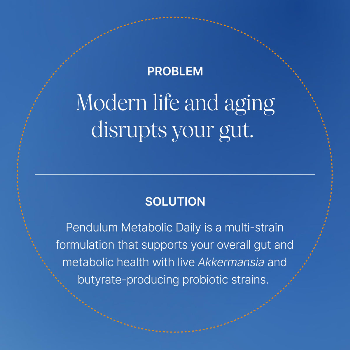 Pendulum Metabolic Daily - Multi-Strain Probiotic with Akkermansia muciniphila to Support Metabolism and Sustain Energy Levels