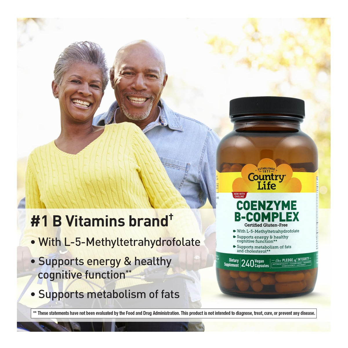 Country Life Coenzyme B-Complex, 120 Capsules