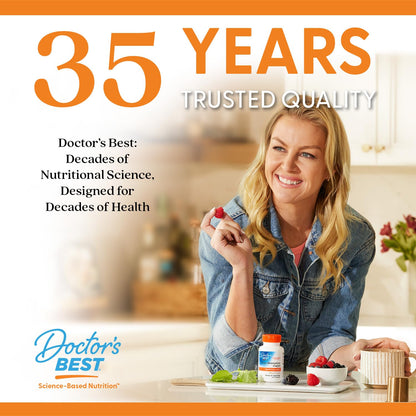 Doctor's Best Fully Active Vitamin B Complex Supplement for Men & Women - Super Complex with Methylated B12 & Folate, B6, Biotin, Pantothenic Acid, & More, Energy Support Caps - 30 Veggie Capsules