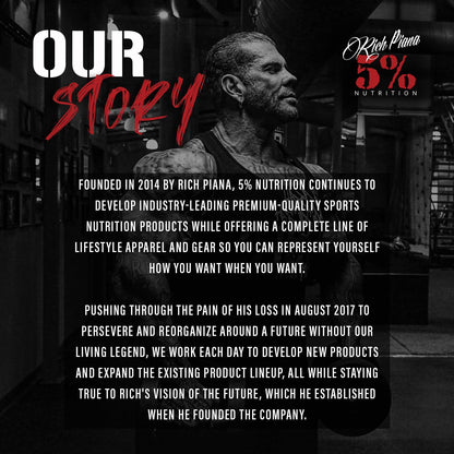 5% Nutrition Rich Piana Probio-75 Billion CFUs | Vegan, 14 Unique Strains
