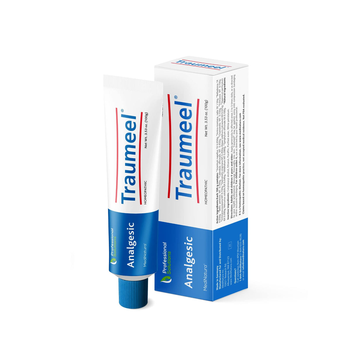 MediNatura Traumeel Ointment Topical Pain Relief for Muscle Joint Back Arthritis Injury or Exercise Related Pain & Soreness Arnica + 13 Active Ingredients - Made in Germany - 3.53 oz MediNaturaBuy Supplements Australia