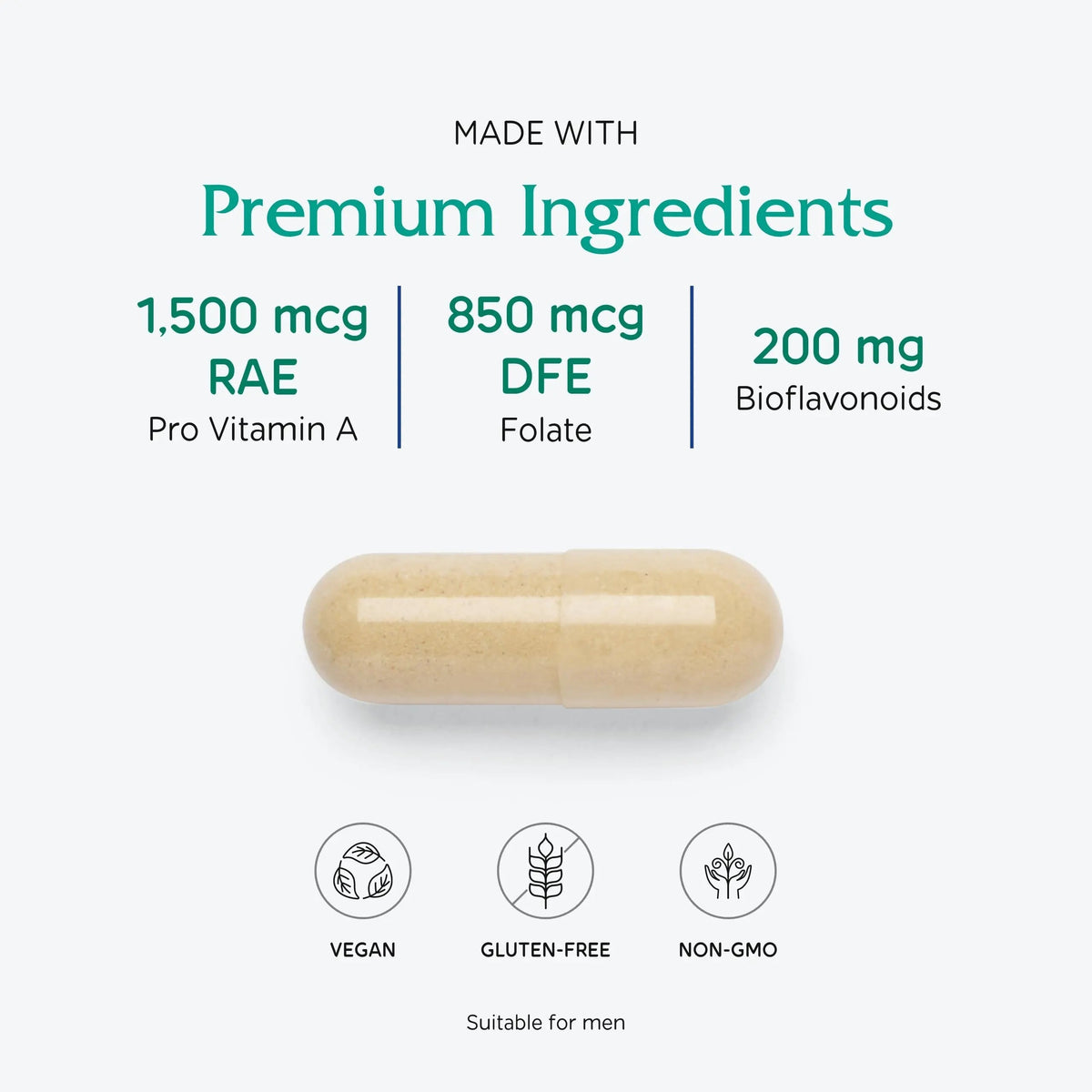 Vitanica Women's Symmetry, High Potency Daily Multivitamin, Vegan/Vegetarian, 180 Capsules Vitanica