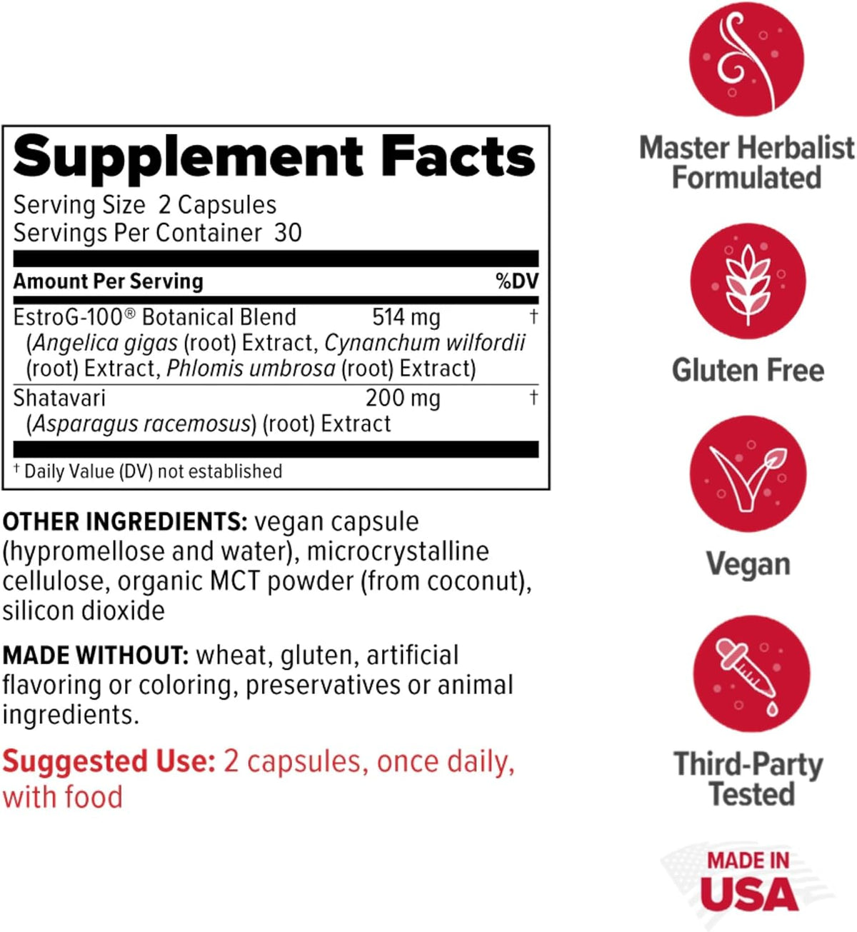 Redd Remedies 120/80 Care, 60 Capsules, and MenoWise, 60 Capsules