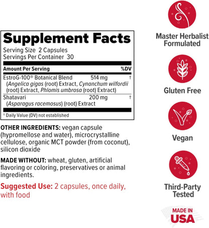 Redd Remedies 120/80 Care, 60 Capsules, and MenoWise, 60 Capsules