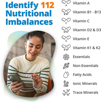 5Strands Food Intolerance, Environmental Sensitivity & Vitamins & Minerals Imbalance Test, at Home Hair Analysis for Adults & Kids, Digestive & Nutrient Insight, Results in 4 Days