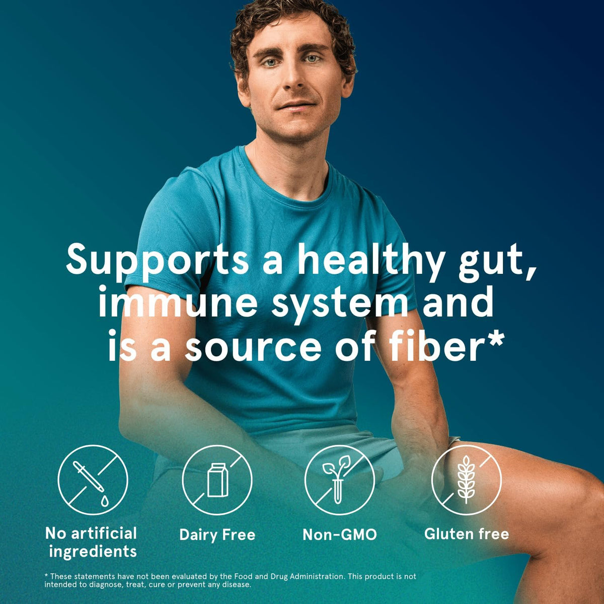 Puori Daily Probiotics & Prebiotics for Digetive & Gut Health - Immune Support Supplement with 13 Billion CFU & 4g Dietary Fiber - Shelf Stable for Bloating & Gas Relief
