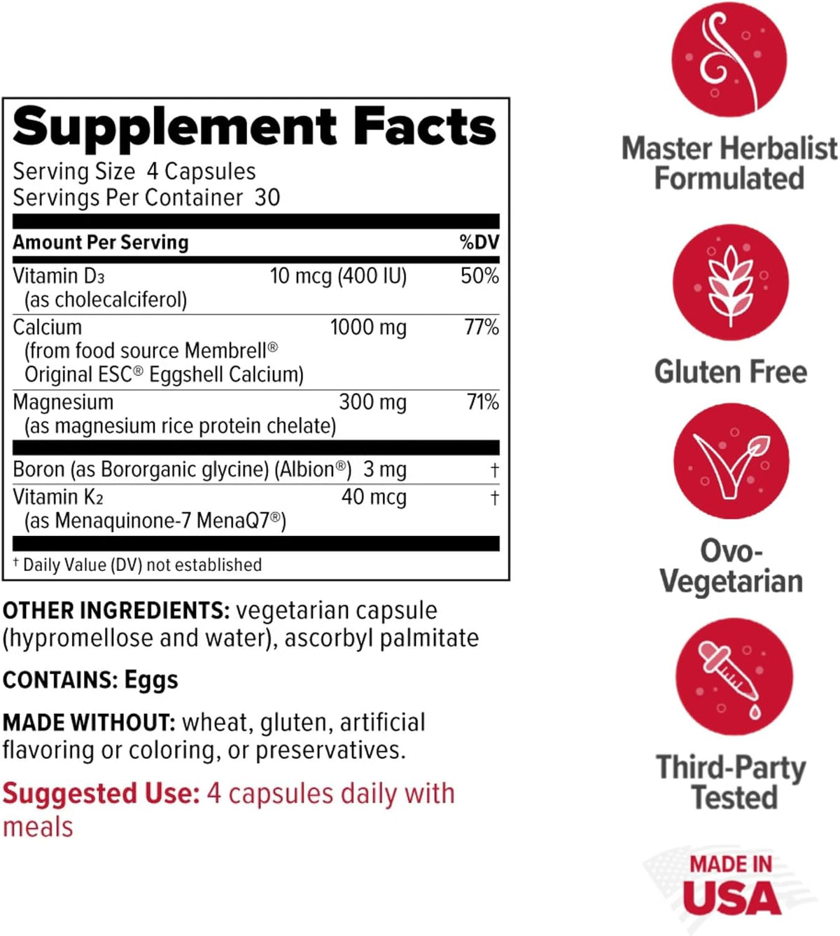 Redd Remedies Bone Health Advanced, 120 Capsules, and Joint Health Original, 90 Capsules