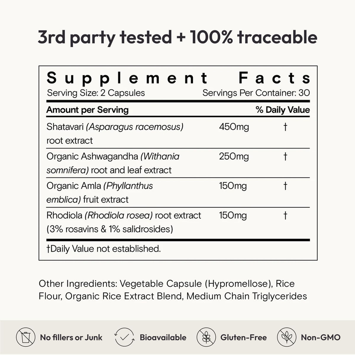 Moon Juice SuperYou Ashwagandha Supplements with Rhodiola, Shatavari & Amla - Cortisol Reducer for Energy, Mood, Focus and Stress Support, Vegan, Non-GMO & 100% Traceable, 60 Capsules, 30 Servings Moon Juice buy supplements Au