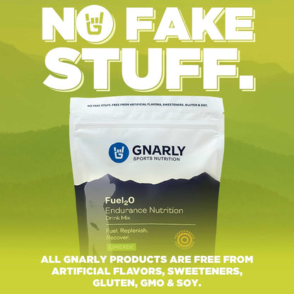 Gnarly Nutrition Hydrate Orange Pineapple (14.10oz) Fuel2O Limeade - (25 Serv) Bulk Bag (25.57oz)