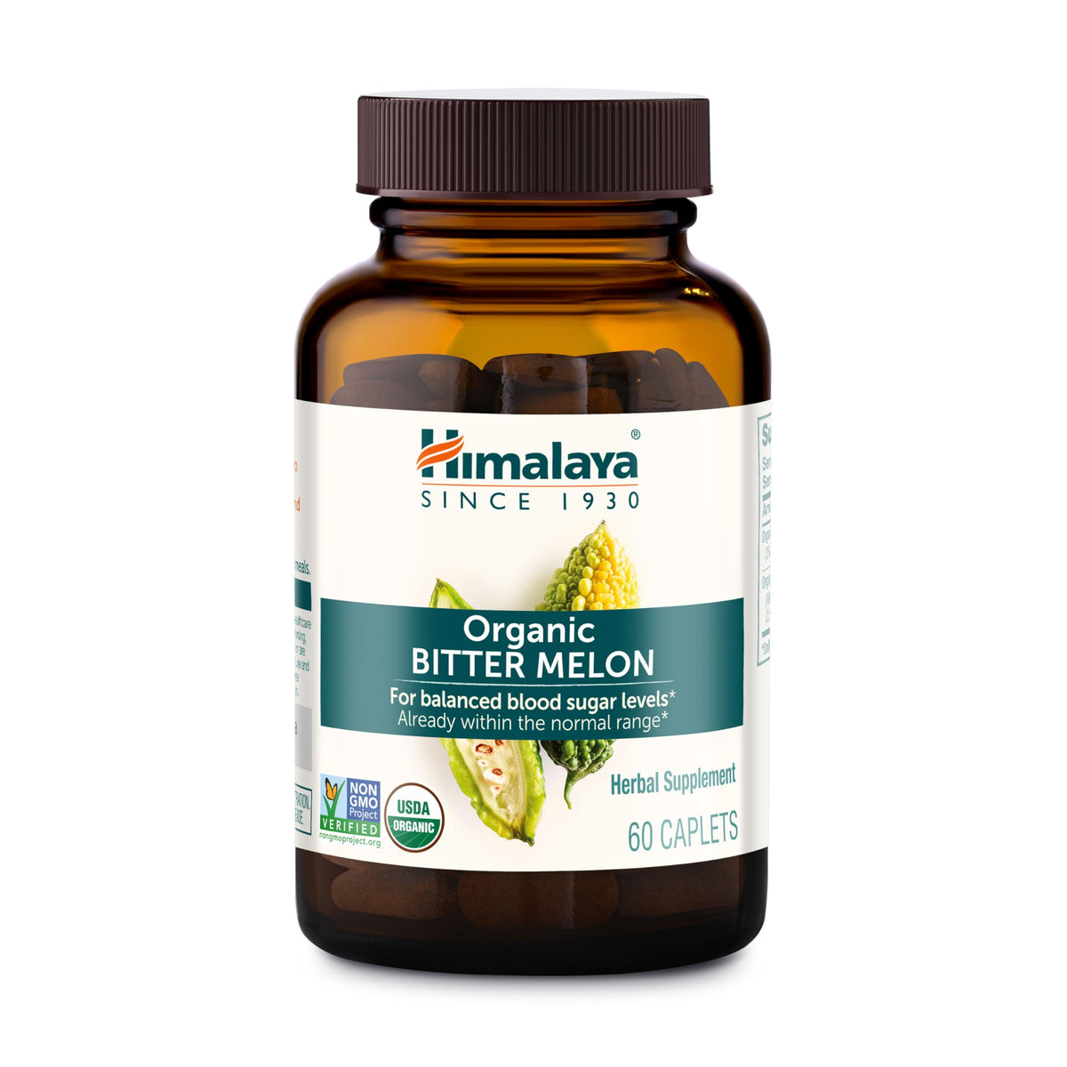 Himalaya Organic Bitter Melon - Herbal Glucose Metabolism Support - USDA Organic, Non-GMO, Vegan, Gluten Free