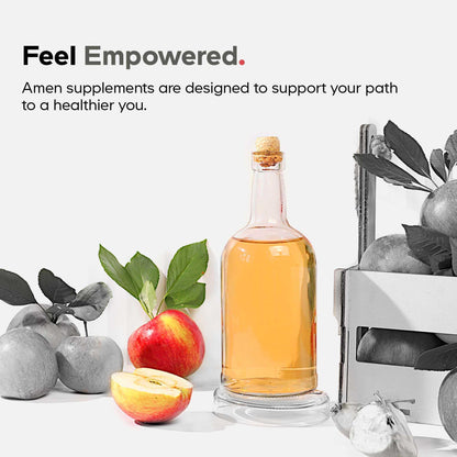 Amen Probiotics Supplement, SBO Probiotic and Organic Prebiotics, 50 Billion CFUs, Shelf Stable, No Refrigeration Required, Flora Daily Probiotic Formula for Women & Men