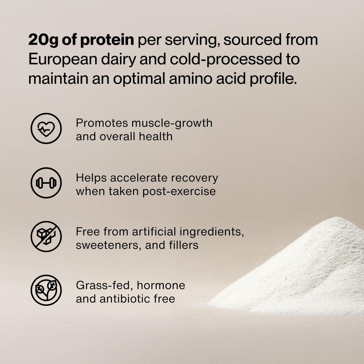 Momentous Essential Grass-Fed Whey Protein Powder - 20 g Whey Isolate Protein - NSF Certified for Sport - Gluten-Free - 25 Servings for Essential Everyday Use - Vanilla - Package May Vary