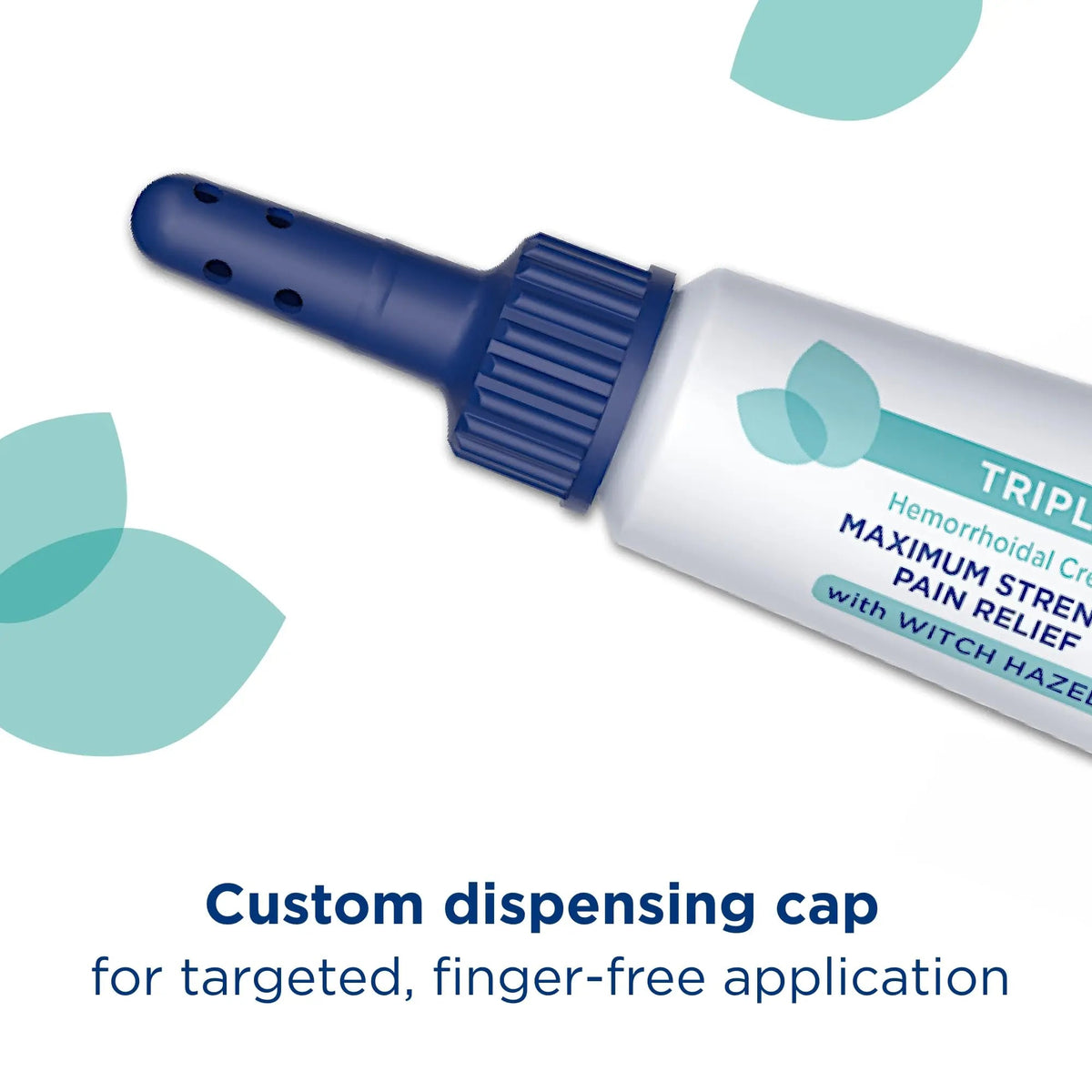 Tucks Triple Relief Hemorrhoidal Cream, Maximum Strength Pain Relief from Burning, Itching and Discomfort, with Witch Hazel, Treatment, Brand Used by Hospitals, 0.9oz. (26g) TUCKSBuy Supplements Australia