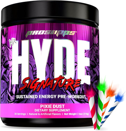 PROSUPPS L-Carnitine 3000 Stimulant Free Liquid Shots (31 Servings, Dragon Fruit) and Mr. Hyde Signature Series Pre-Workout Energy Powdered Drink (30 Servings, Pixie Dust) Bundle
