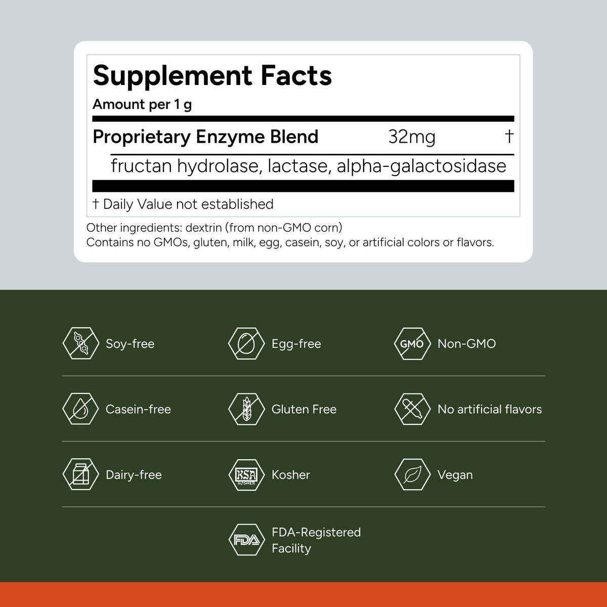 FODZYME® On-The-Go Digestive Enzymes for Gut Health, Relief for Bloating, Gas, Constipation, Diarrhea, Abdominal Pain, Low FODMAP, 30 Dose FODZYMEBuy Supplements Australia