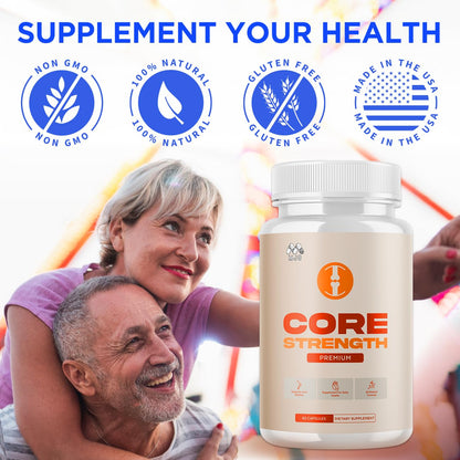 Core Strength Supplement for Joint Support, Official Core Strength Joint Pills with All Natural Ingredients, Advanced Overall Health and Wellness Support