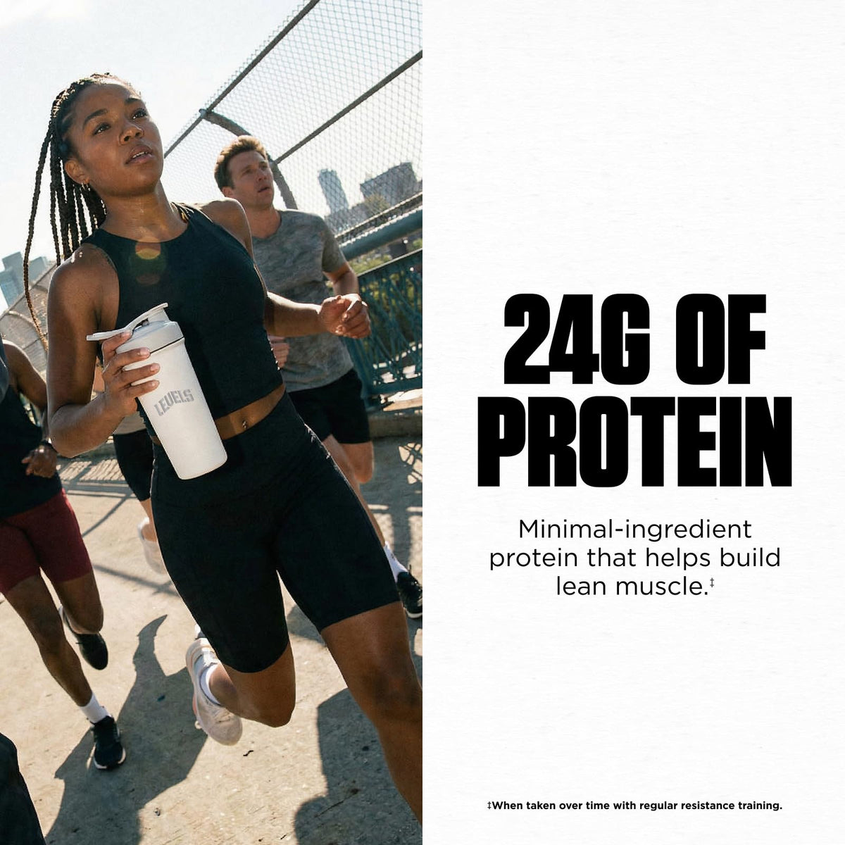 Levels 100% Micellar Casein Protein, Hormone Free, Vanilla Bean, 2LB