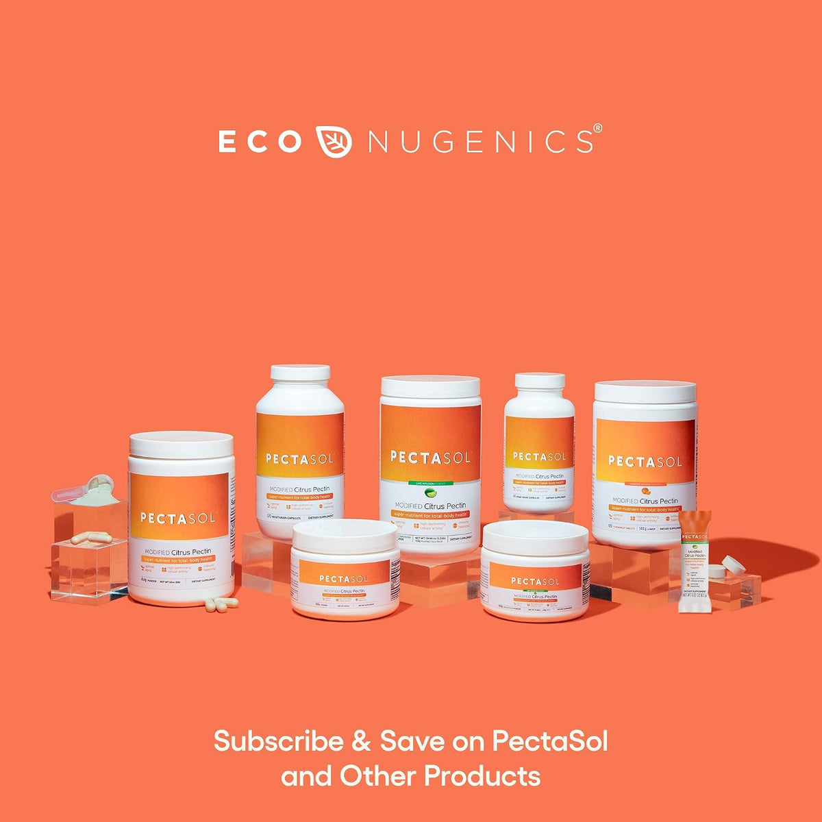 EcoNugenics Ultimate Prostate Health Supplement Bundle – Includes 120 Capsules of ProstaCaid and 90 Capsules of Pectasol-C Modified Citrus Pectin - Immune Function & Prostate Support for Men