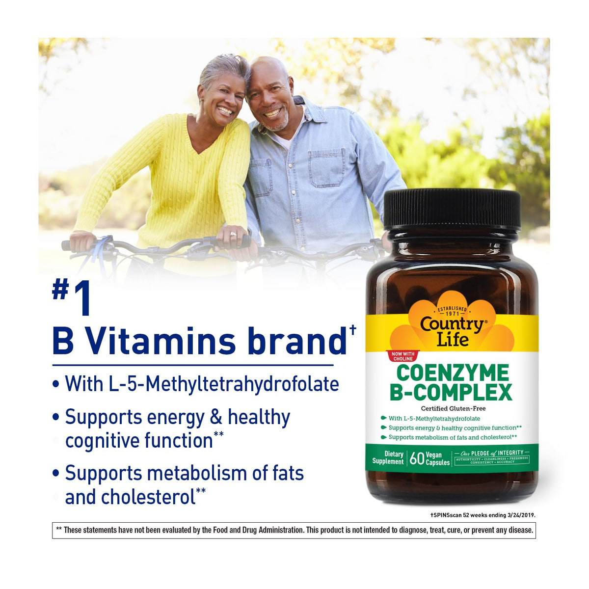 Country Life Coenzyme B-Complex, 120 Capsules