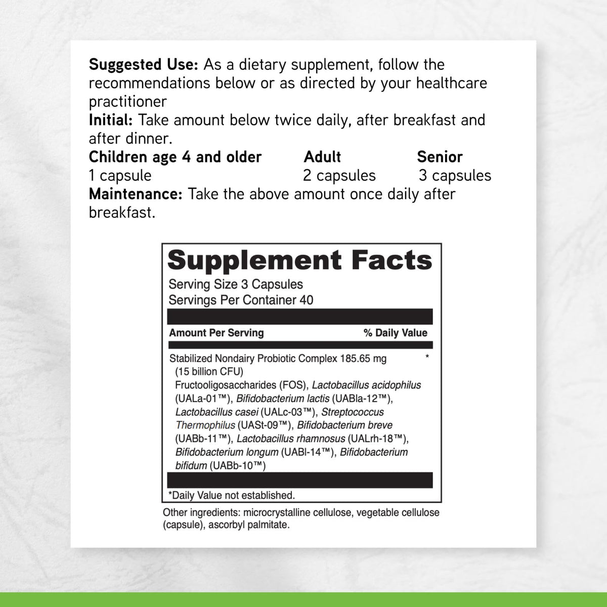 DAVINCI Labs Mega Probiotic ND - Non-Dairy Probiotic Supplement Supports Gut, Digestive & Brain Health* - Gut Health Support Supplement