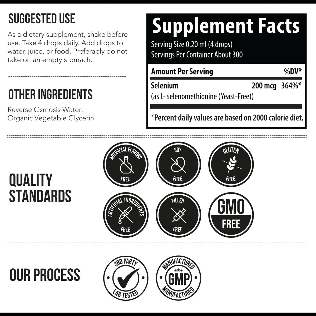 Total Selenium - 200 mcg, Plant-Based - Full Spectrum, Contains 4 Essential Organic Forms of Selenium Including Selenomethionine - Derived from Garlic - 60 Capsules