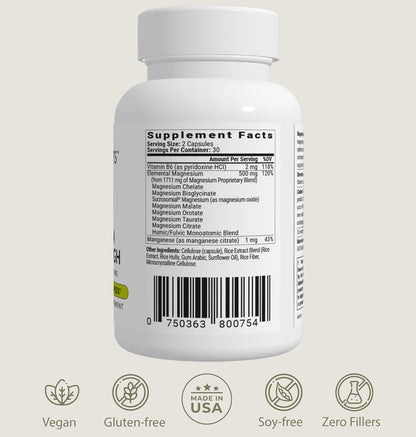 BiOptimizers Magnesium Breakthrough 4.0, (60 Capsules) & MassZymes 4.0, (250 Capsules) - Natural Sleep, Brain, and Digestive Health Support Supplement Bundle