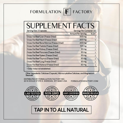 Formulation Factory Primal Power x Heart of Steel