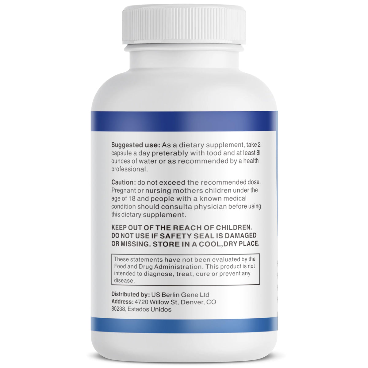 Pure Magnesium Glycinate 500mg, Magnesium Supplement with Vitamin B6 for High Absorption, Supports Stress Relief, Sleep, Muscle, Calm, Relaxation, Nerves* & Metabolism*, Non-GMO, 240 Vegan Capsules