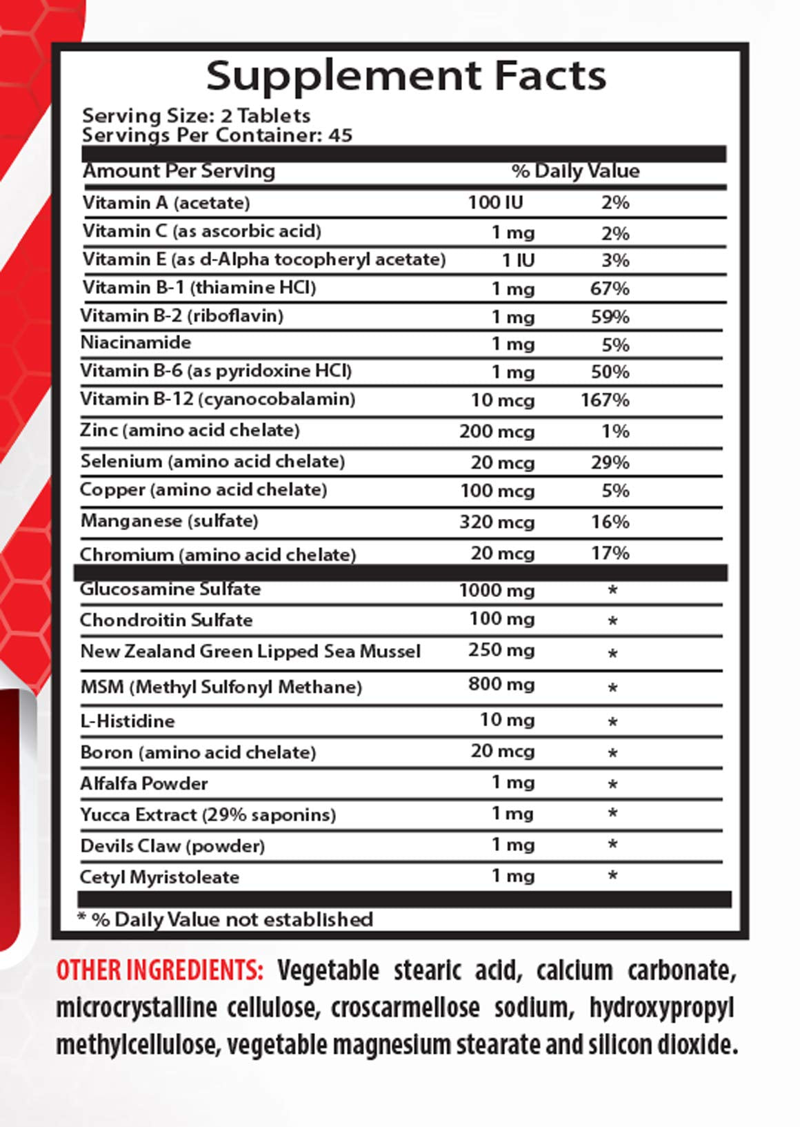 Herbal Strength Blend - Joint Matrix Complex - Everyday Movement, Vital Support, Nutritional Balance, Holistic Joint Blend, Structural Strength, Functional Motion, Essential Body 1 Bottle 90 Capsules Healthy Supplements LLCBuy Supplements Australia