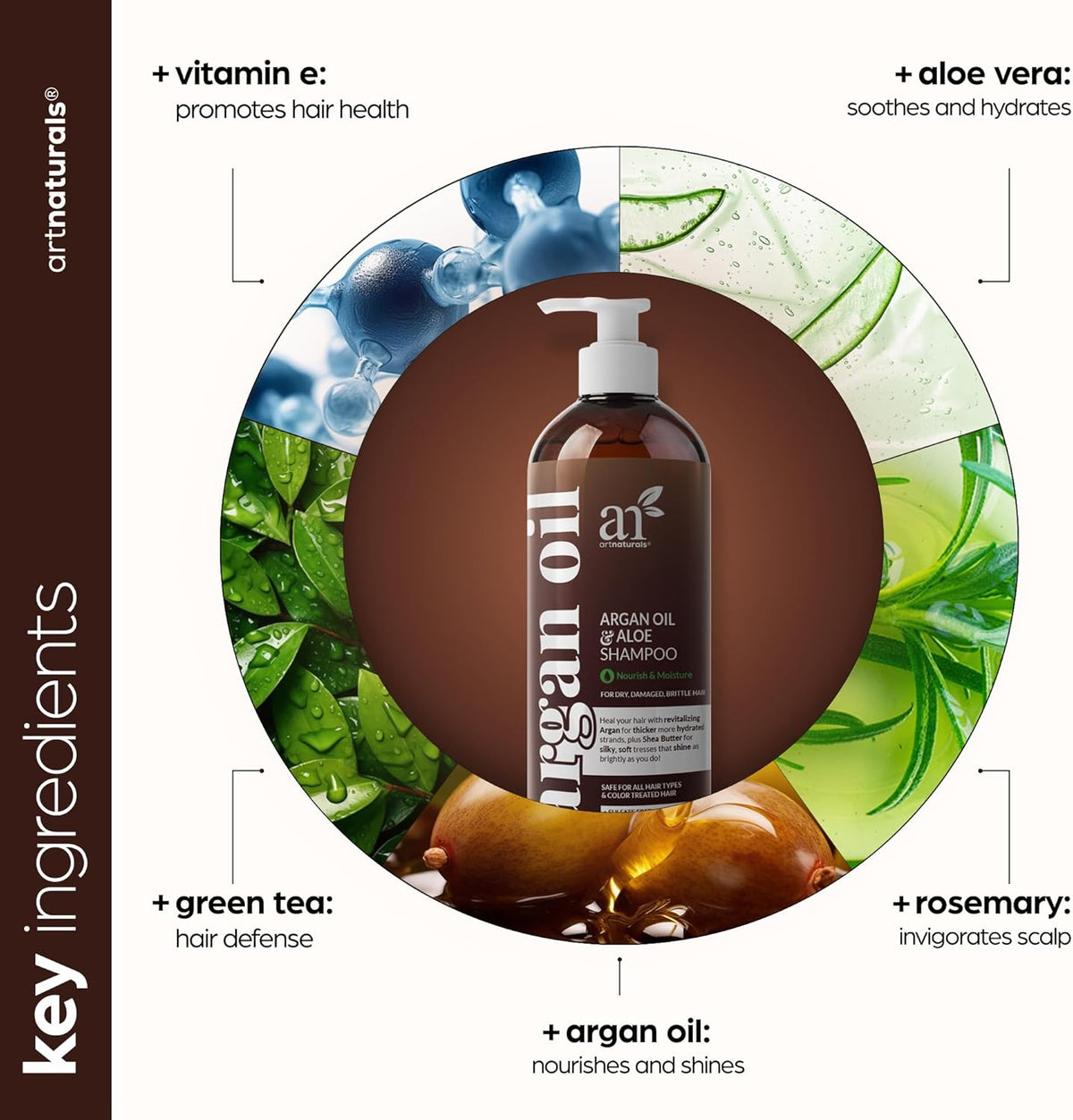 ArtNaturals Moroccan Argan Oil Shampoo, 16 fl oz