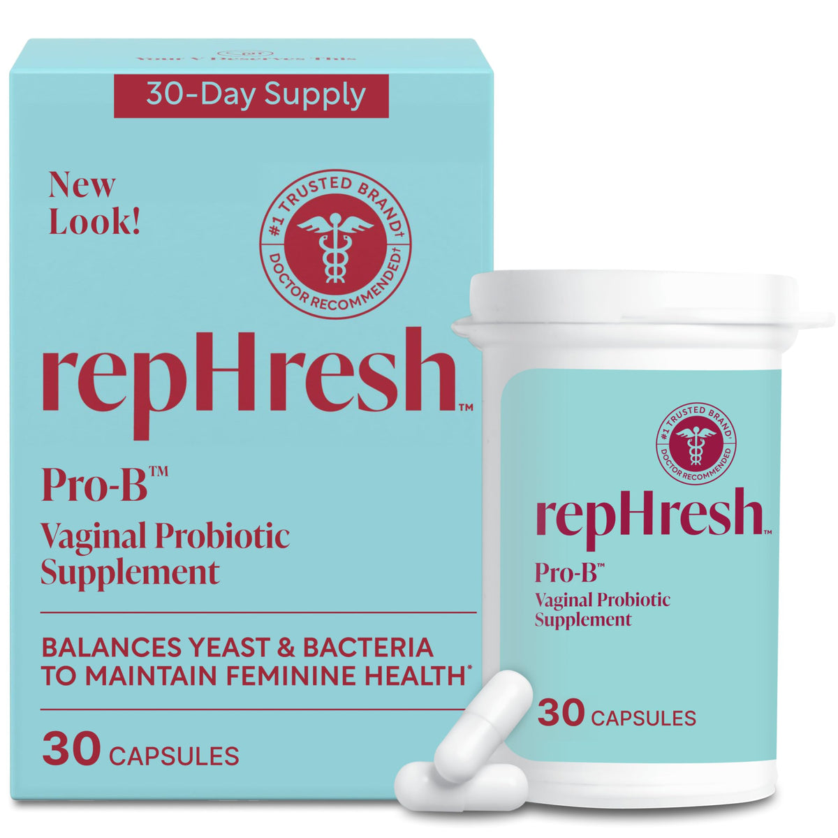 RepHresh Pro-B Women's Probiotic, Probiotic Supplement for Women, 30 Oral Capsules Rephresh buy supplements Au