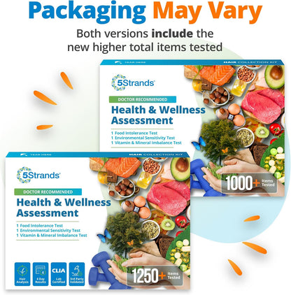 5Strands Health & Wellness Assessment for Adults & Kids Including 3 Tests