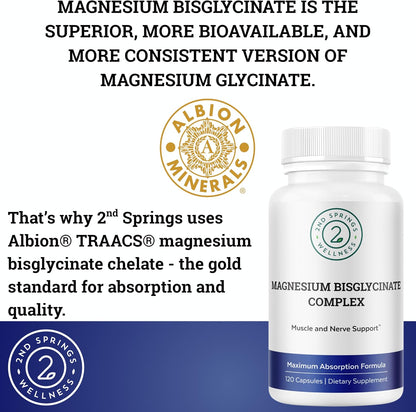 Magnesium Bisglycinate + Adaptogen Complex Bundle | Calm, Stress Support, Muscle Relaxation, Focus, Mood Balance & Daily Wellness
