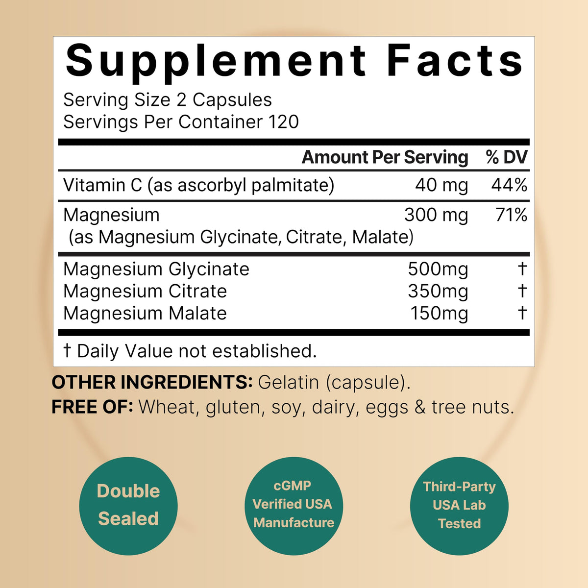 NatureBell Magnesium Complex for Women & Men 1,000mg Per Serving – 240 Capsules – Triple Magnesium Complex with Glycinate, Citrate & Malate – Chelated & Purified – Non‑GMO, Filler Free NatureBell buy supplements Au