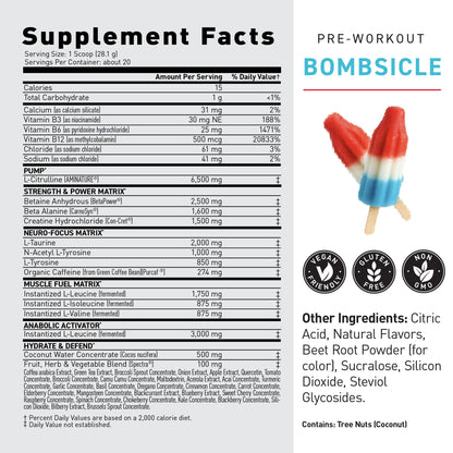 Kaged Original Pre Workout Powder | Fruit Punch | Pre-Workout with Creatine, Beta Alanine, L-Citrulline, BCAAs | 274 mg Caffeine | Pre Supplements for Men & Women | 20 Servings