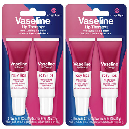 Vaseline Lip Therapy Rosy Lips Moisturizing Lip Balm - Twin Pack (2-Pack) VaselineBuy Supplements Australia