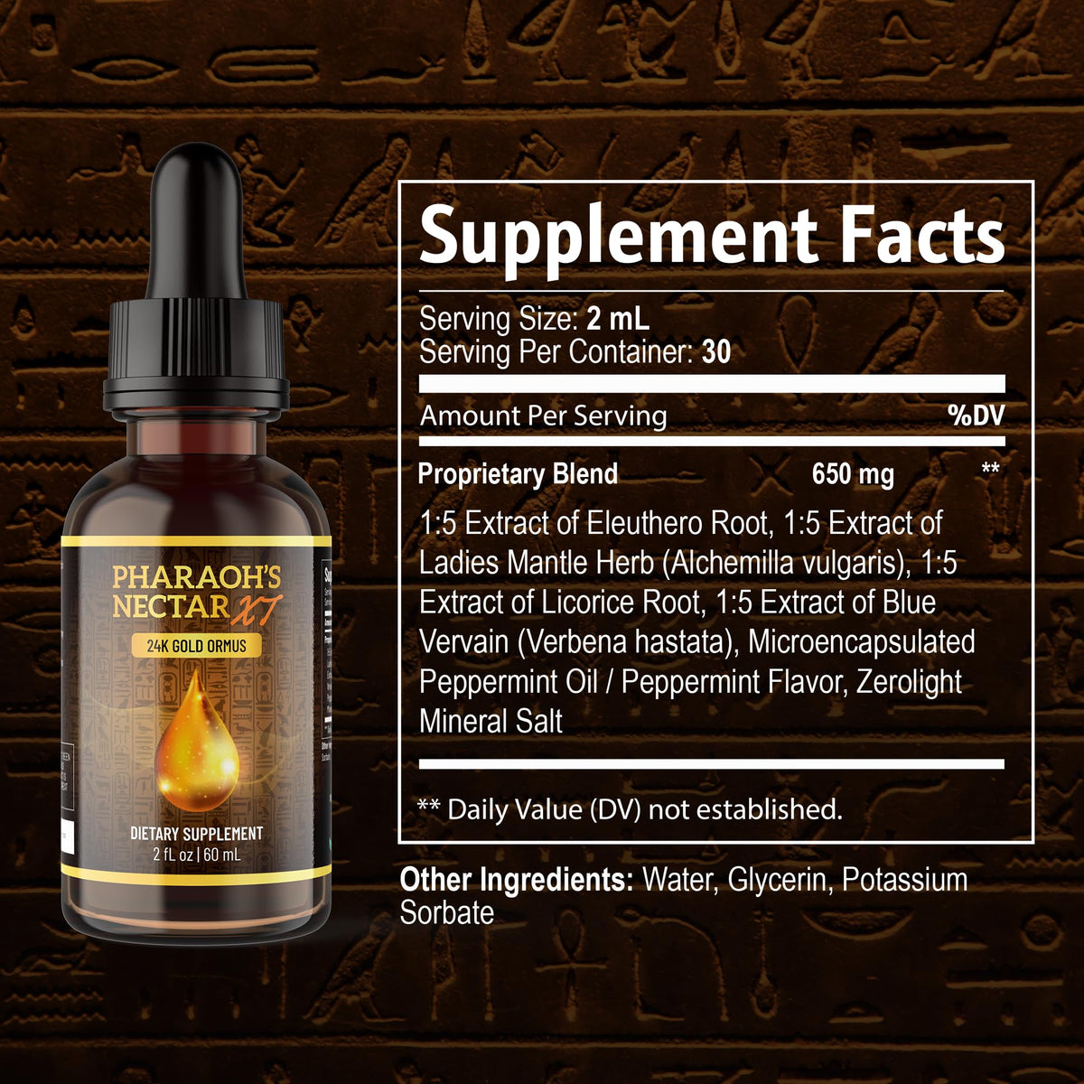 Pineal XT Gold + Pharaoh's Nectar - Pineal Gland Supplement Bundle – 24K Monoatomic Gold Ormus Drops, Pineal Gland Decalcification, Third Eye Awakening, Focus, Energy & Manifestation Nutraville buy supplements Au