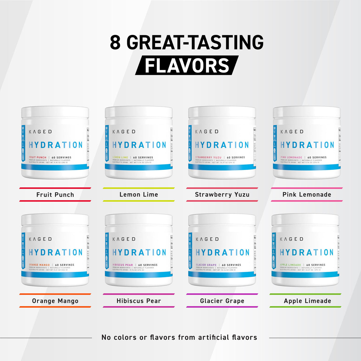 Kaged Electrolytes, Muscle Hydra-Charge Premium Electrolyte Powder, Hydration Electrolyte Powder, Pre Workout, Post Workout, Intra Workout, Fruit Punch, 60 Servings