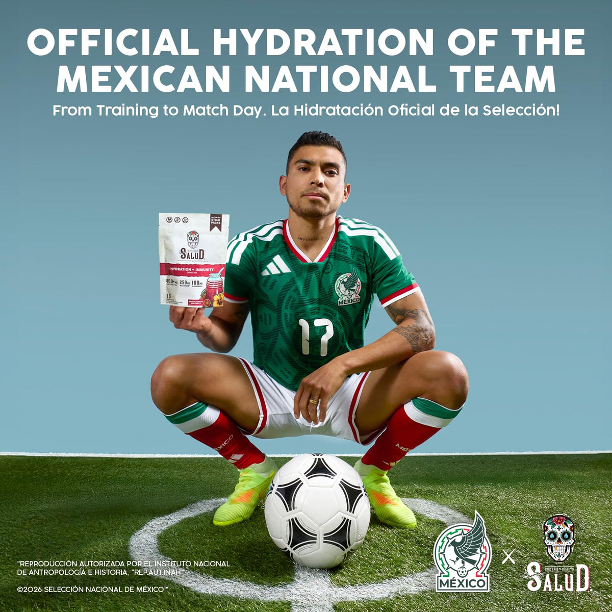Salud 2-in-1 Hydration Packets + Immunity Electrolytes Powder, Horchata - Agua Fresca Drink Mix, Elderberry, Dairy & Soy Free, Non-GMO, Gluten Free, Vegan