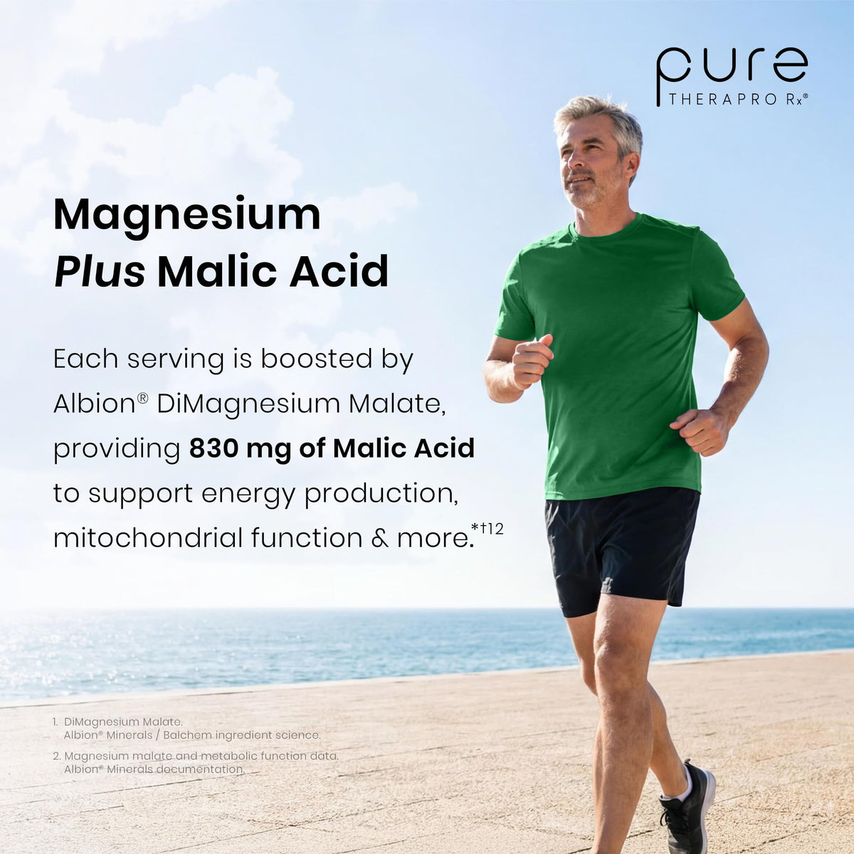 Pure TheraPro Rx Optimum Magnesium Lysinate Glycinate & Di-Magnesium Malate, Made in USA | 2 Month Supply | Chelated for Maximum Absorption, Supports Bone Health & Energy, Non-GMO Pure Therapro RxBuy Supplements Australia
