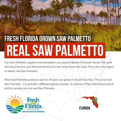 Saw Palmetto Extract – 10X Potency, Pharmaceutical Grade Strength - Plus Pumpkin Seed Oil - Supports Prostate Health, Relieves Urination Issues, Supports Hair Growth, DHT Blocker – 60 Softgels