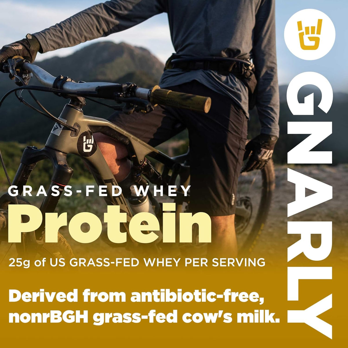 Gnarly Nutrition Gnarly Whey Grass-Fed Protein Supplement, Vanilla (32.0oz) Preworkout Mango (14.82oz)