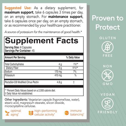 EcoNugenics Brain Health Supplement Bundle – 270 Capsules of PectaSol Modified Citrus Pectin Fiber + 120 Capsules of HonoPure Magnolia Bark Extract